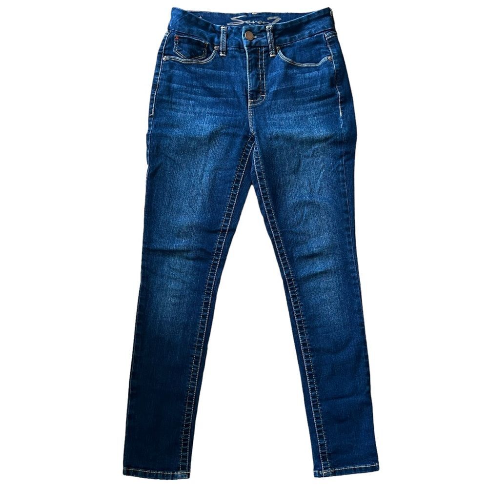 seven 7 jeans dark blue women’s size 6 EUC